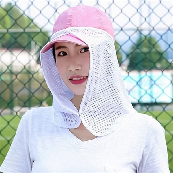 스포츠 여성 자외선 차단 모자 1+1 메쉬 여성 햇빛 가리개 - 상품 이미지