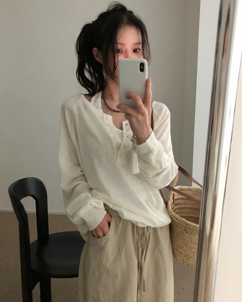다딜 여성 여름 오버핏 루즈핏 시스루 긴팔 린넨 헨리넥 니트 가격 비교 유인어스 다딜 여성 여름 오버핏 루즈핏 시스루 긴팔 린넨 헨리넥 니트