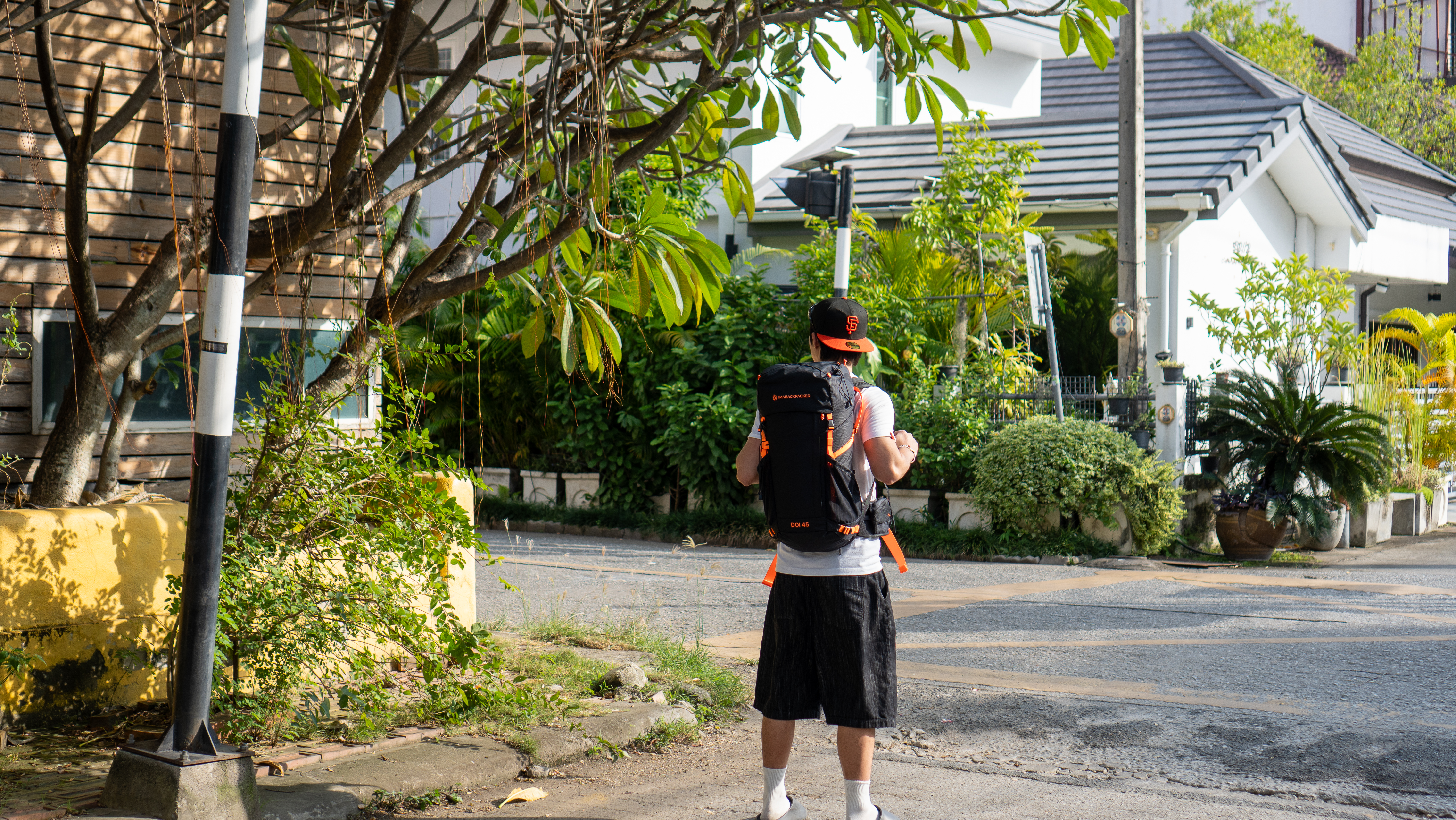 암어백패커(IMABACKPACKER) DOI 45L 백패킹 배낭 블랙