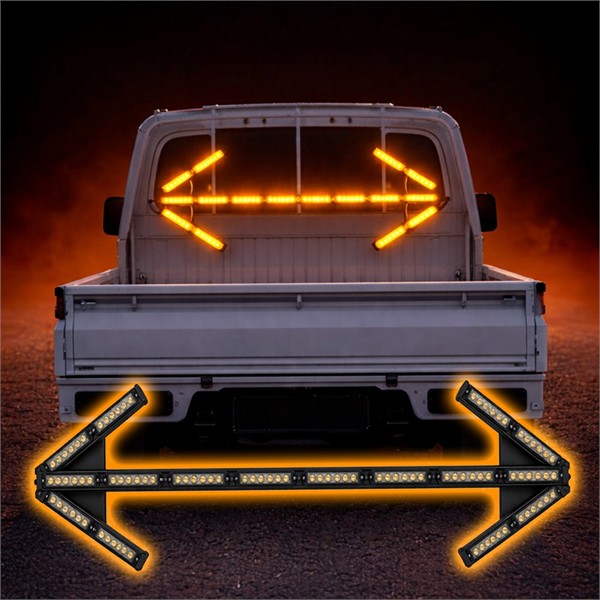 화살표 도로 공사 차량 led 싸인 보드 12v 24v 도로 - 상품 이미지