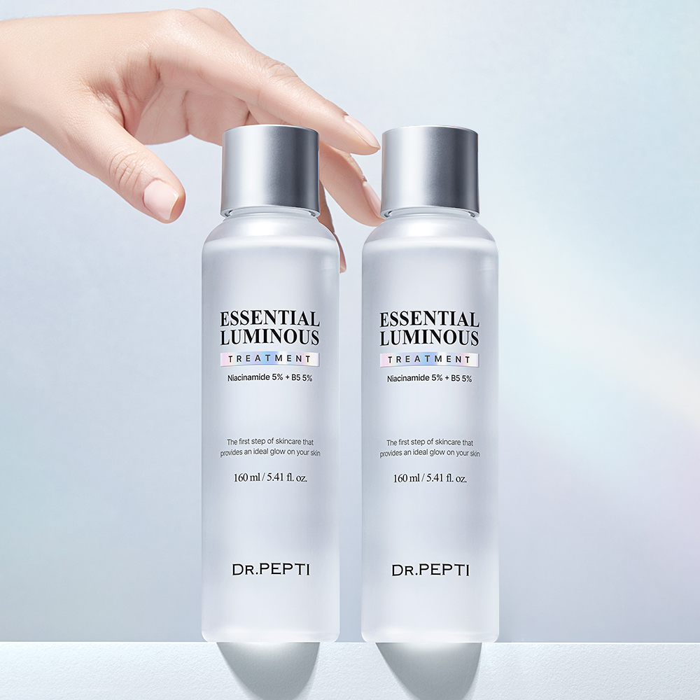 [1+1] 닥터펩티 에센셜 루미너스 트리트먼트 토너 [160ml] - 상품 이미지