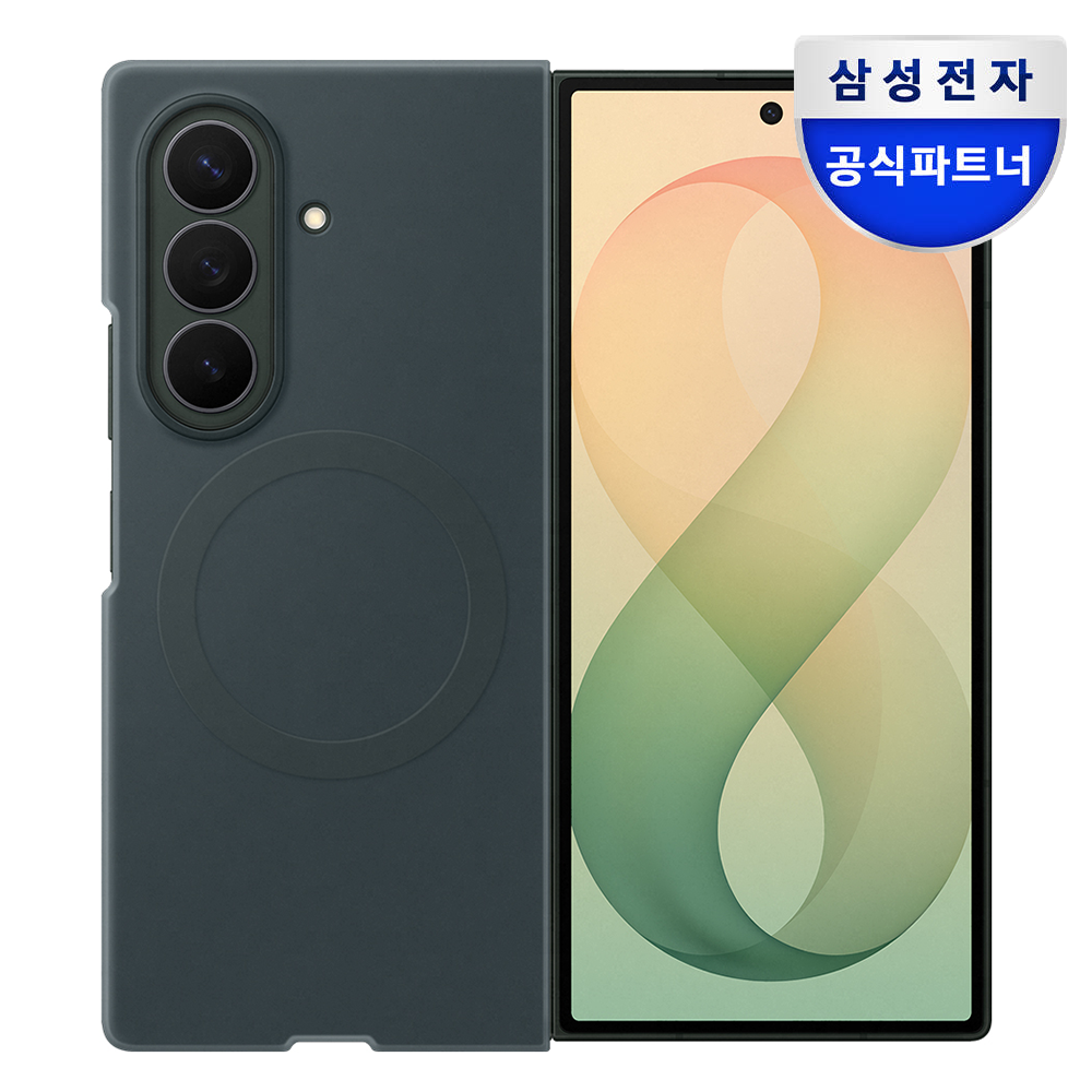 삼성 정품 실리콘 맥세이프 마그넷 케이스 커버 그린 쉐도우, 갤럭시Z 폴드8 울트라 - 상품 이미지