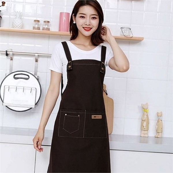 바리스타 h형 앞치마 업소용 포켓 앞치마 주머니 작업용 주방 원예 - 상세 이미지 2