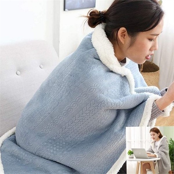 부드러운 극세사 양털 담요 포근한 초극세사 담요 두꺼운 겨울 망토 - 상품 이미지