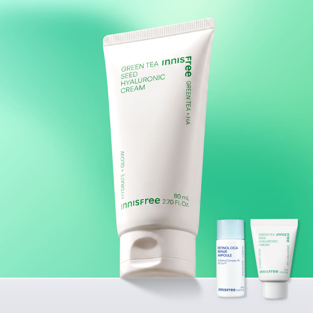 이니스프리 이니스프리 그린티 씨드 히알루론산 진정 보습 수분크림 80ml