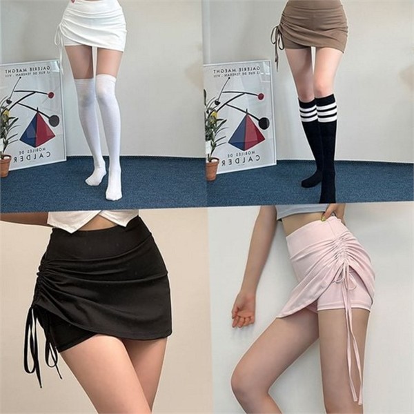 캐주얼 여성 치마 바지 데일리 여성 숏팬츠 셔링 팬츠 짧은 - 상품 이미지