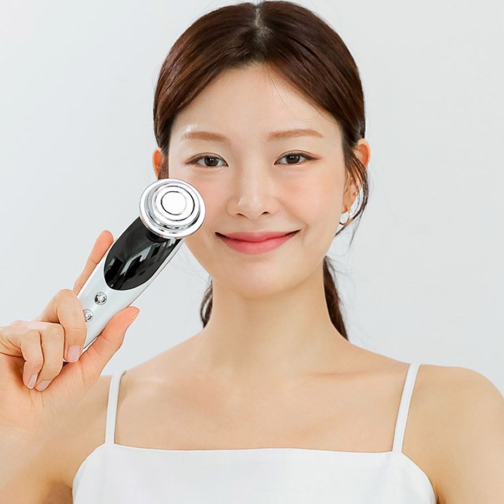 뷰티디바이스 고주파마사지기 EMS괄사 팔자 갈바닉 얼굴주름 홈케어 진동클렌저 리프팅 - 상세 이미지 3