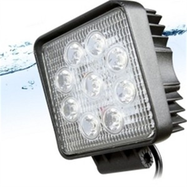 방수 차량용 led 서치라이트 12v 24v 27w 알루미늄 led 작업등 - 상품 이미지