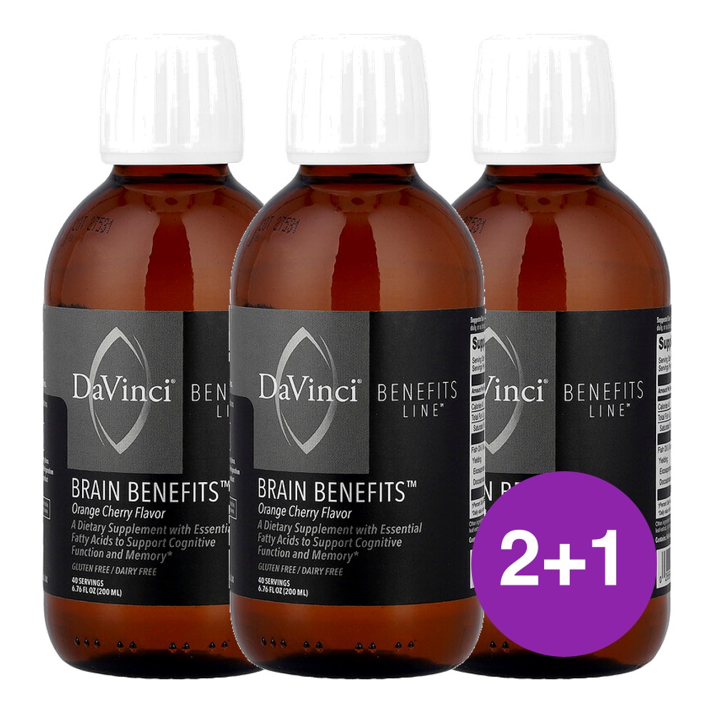 다빈치 래보라토리스 Line Brain 베네핏 오렌지 체리 200ml, 3개 - 메인 이미지