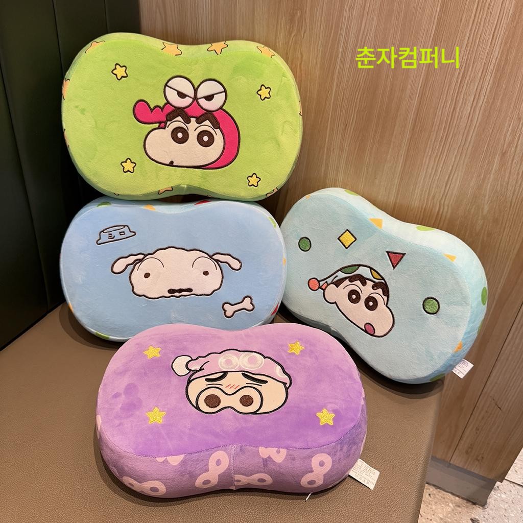 짱구 메모리폼 베개 쿠션 낮잠 수면 쿠션 학생 직장인 소파 침실 사무실 의자 짱구 수면 모자 - 상세 이미지 2
