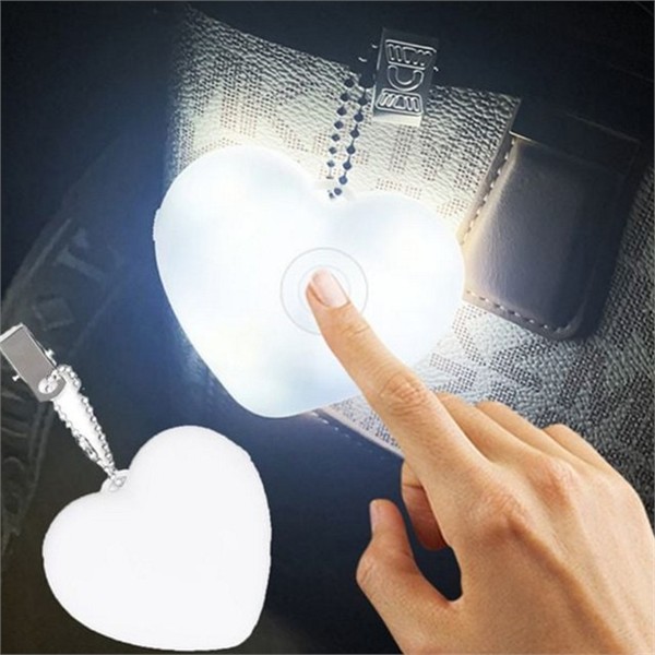 디자인 하트 led 키링 휴대용 led 키링 열쇠고리 가방 홀더 - 상세 이미지 2