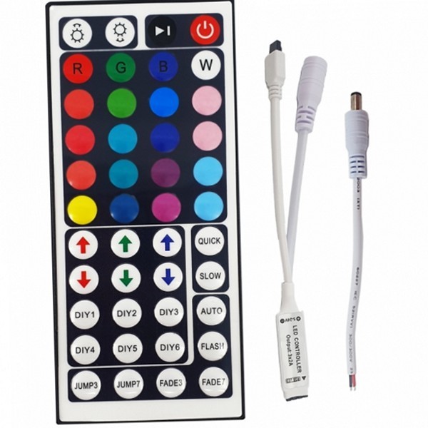 스트립 led 조명 컨트롤러 5v 24v 무선 rgb led 리모컨 - 상품 이미지