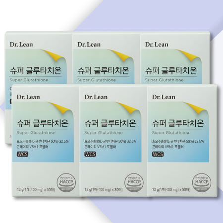 닥터린 슈퍼 글루타치온 400mg 30매, 6개