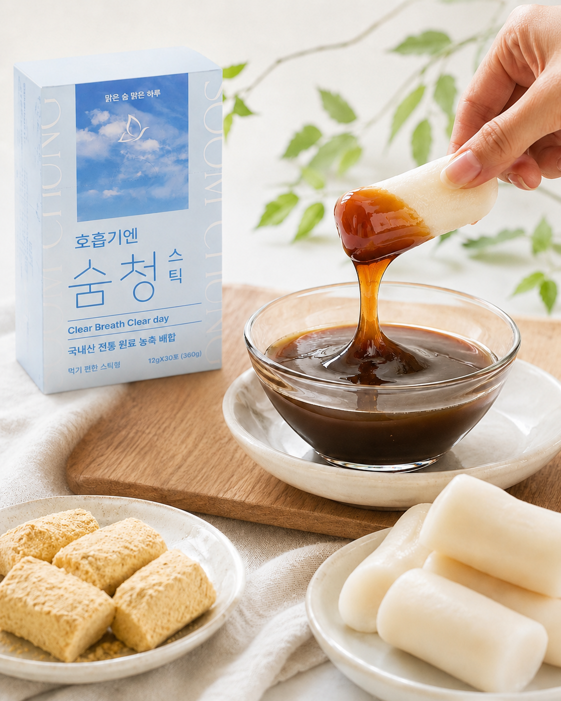 [시골감성마켓] 호흡기엔 숨청 더덕담은 진한 도라지 배 스틱 14포 2주분 이미지 7