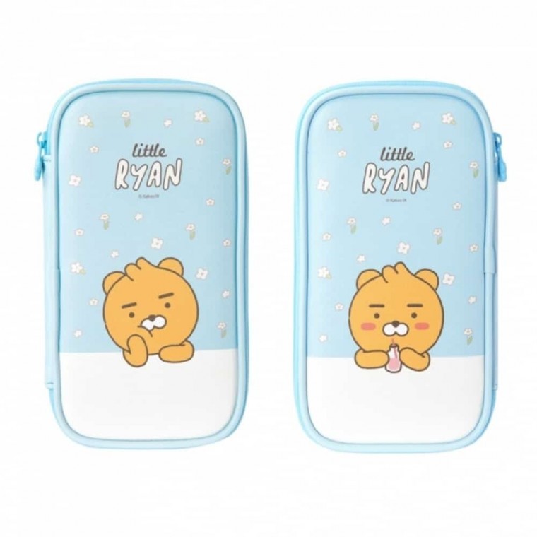 D카카오 리틀프렌즈 멀티펜슬파우치 라이언 115x210x20mm 펜파우치 필기구수납 투명필통 초등필통 - 상품 이미지