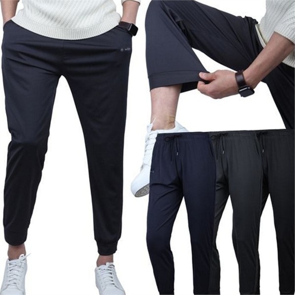 루즈핏 남성 조거 팬츠 스판 남성 데일리 팬츠 캐주얼 간절기 - 상세 이미지 2
