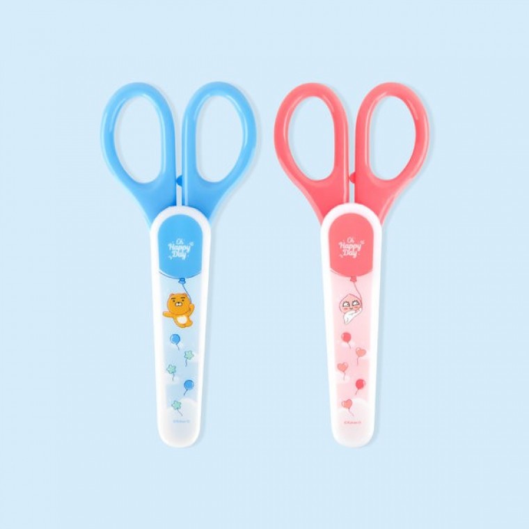 D카카오프렌즈 오 해피데이 안전 가위 - 상품 이미지