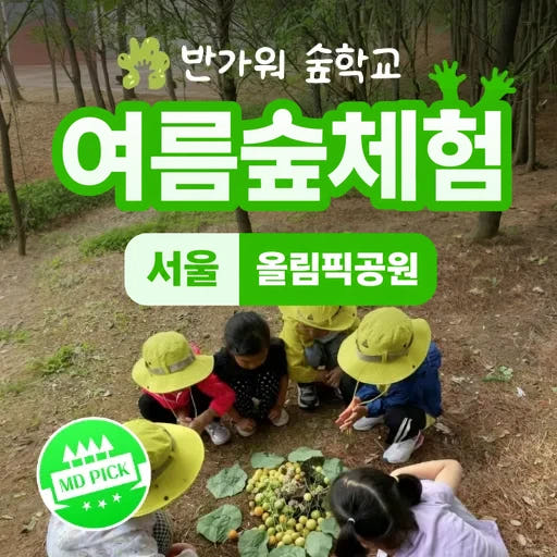 올림픽공원 여름 숲체험 by 반가워숲학교 가격 추이 아이고고 올림픽공원 여름 숲체험 by 반가워숲학교 - 최저가 39,000원