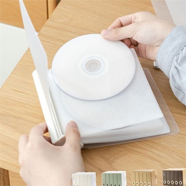 미디어 cd 보관함 120개입 홀더 앨범형 cd 케이스 보관 - 상품 이미지