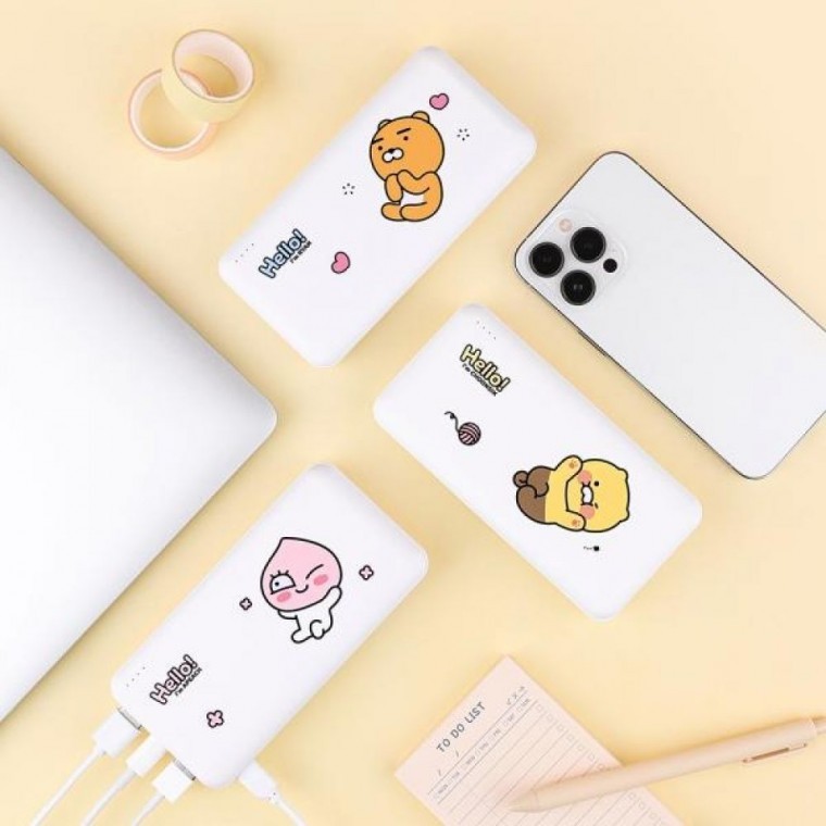 D보조배터리 20000mAh 대용량 충전 고속 캐릭터 - 상품 이미지