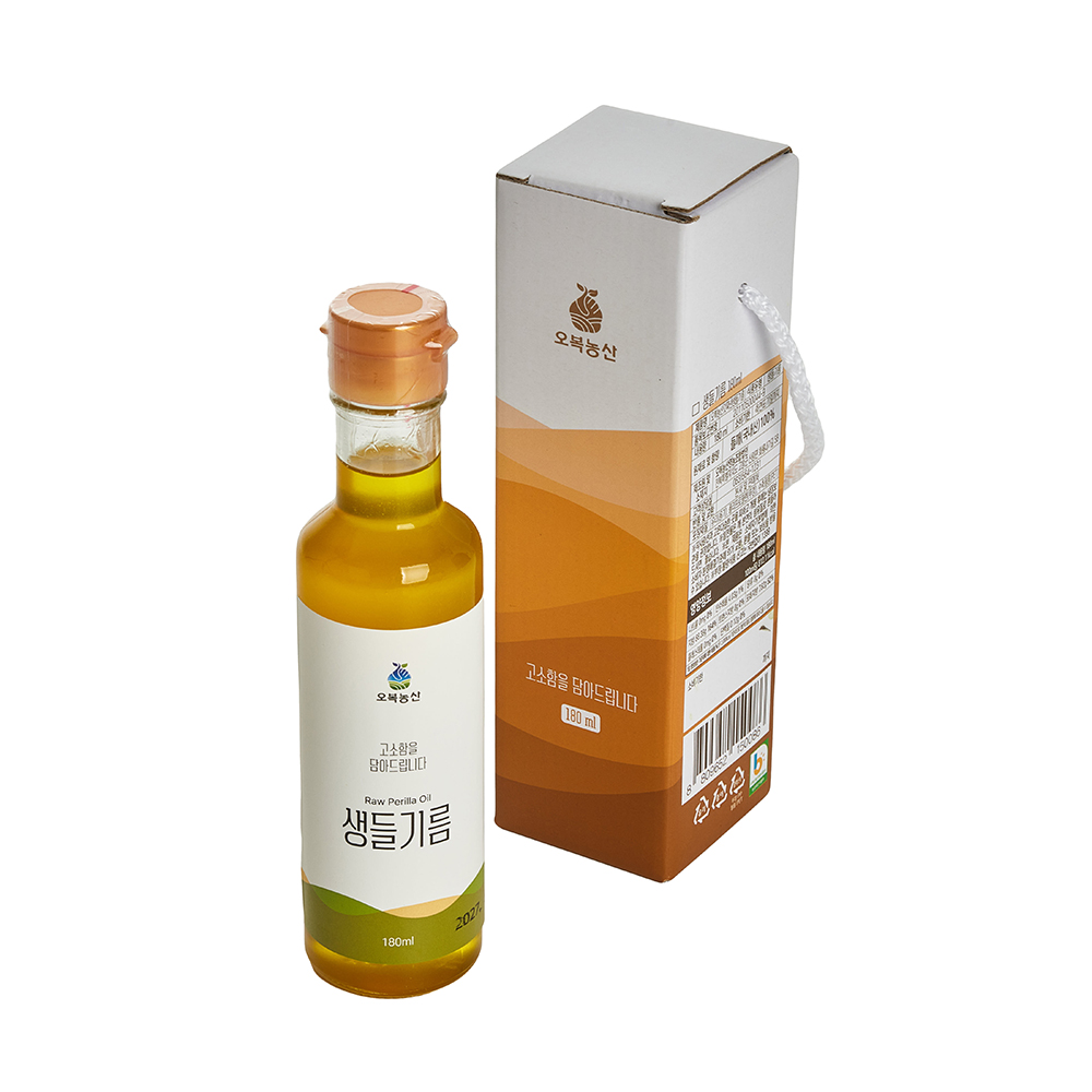 [당일착유] 고창 오복농산 냉압착 국산 참기름 들기름 생들기름 180ml (신선도 보장) - 상세 이미지 2