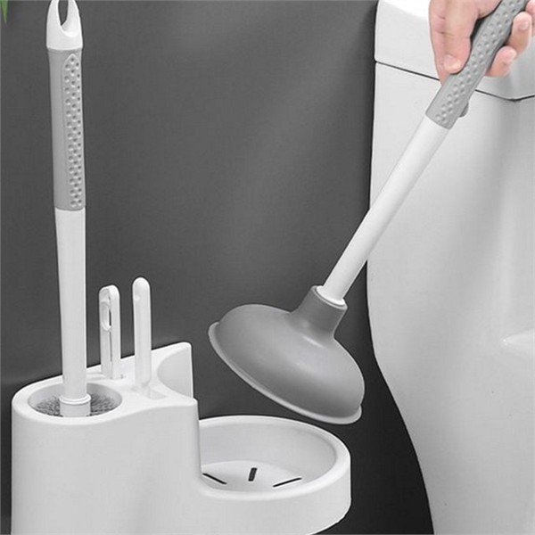 핸디형 욕실 뚫어뻥 4IN1 흡착식 변기 뚫어뻥 하수구 싱크대 - 상품 이미지