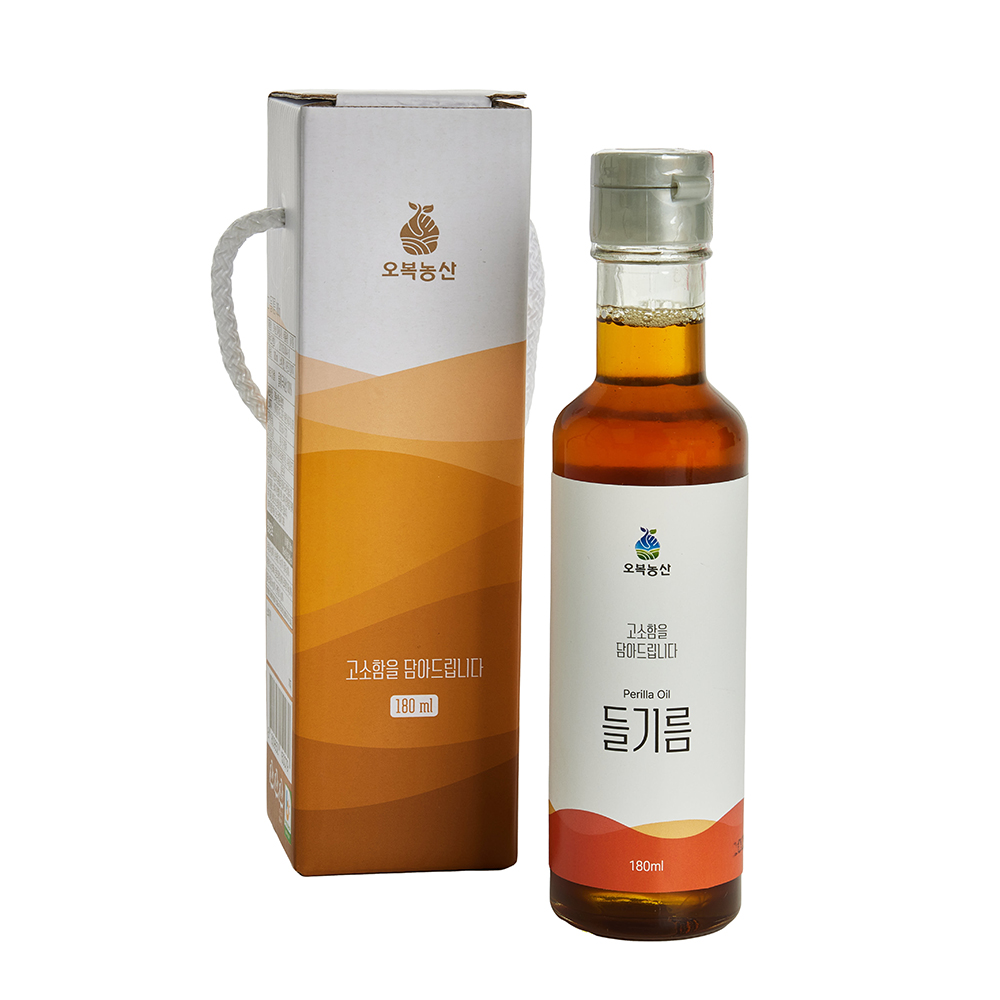 [당일착유] 고창 오복농산 냉압착 국산 참기름 들기름 생들기름 180ml (신선도 보장) - 상세 이미지 3