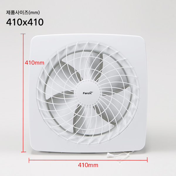 팬직 환풍기 자동셔터 개폐형 화장실 욕실 흡연실 식당 주방 창문 후앙 TFV-306GSV - 상세 이미지 4