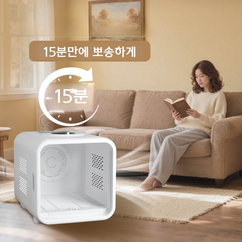 반려동물 드라이룸 자동 헤어드라이어 탈취 털수거 건조기 벚꽃핑크 MC-03 기본 62L - 상세 이미지 2