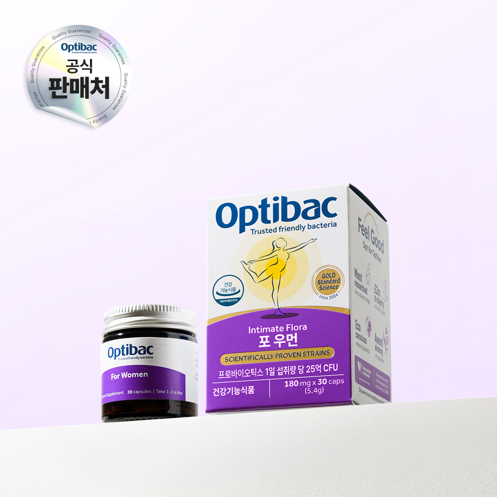 옵티박 포우먼 비건 슬림 캡슐 25억 여성유산균 30캡슐, 1개