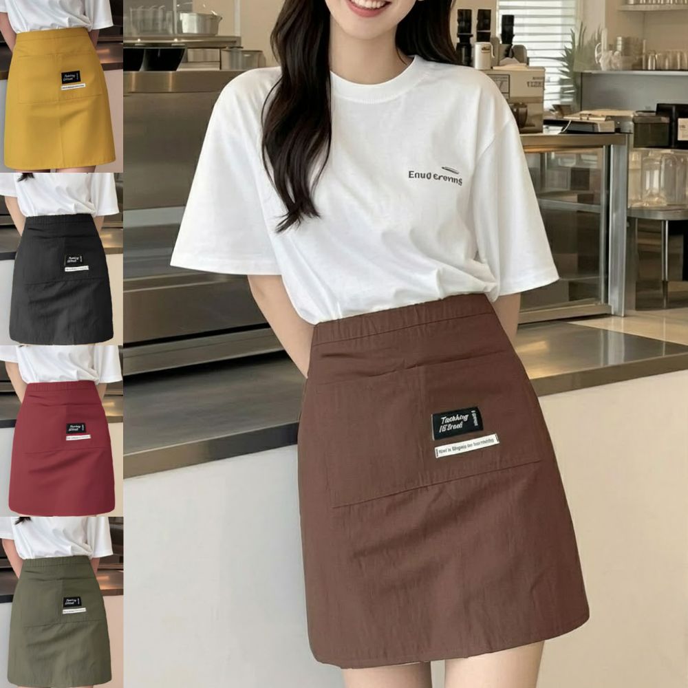 허리앞치마 반앞치마 하프 카페용 홀서빙 플로리스트 - 상품 이미지