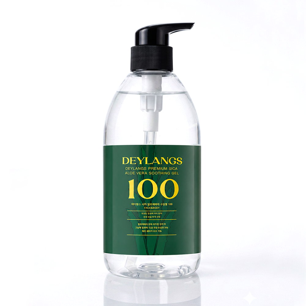 데이랑스 시카 알로에 수딩젤 500ml 피부진정 고농축 수분크림 바디크림 바디로션 피부전문점 사용 - 메인 이미지
