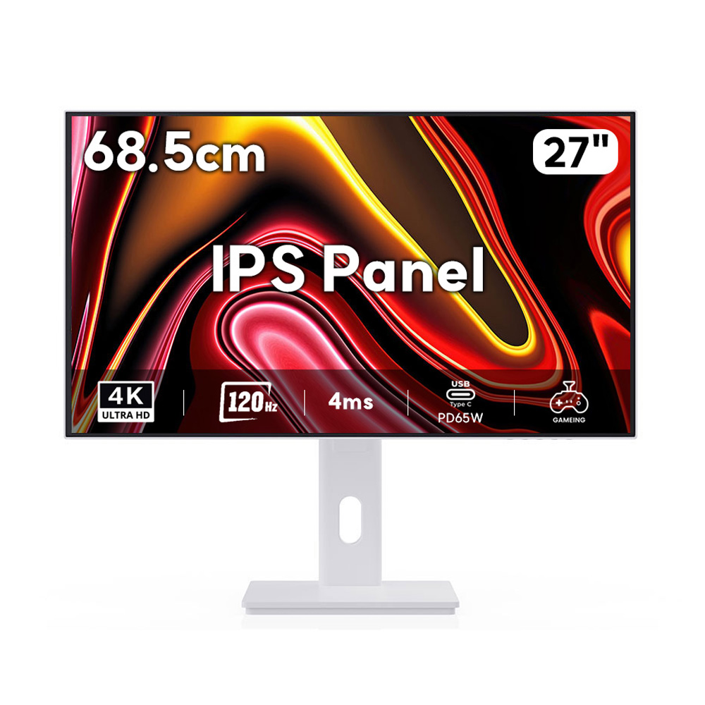 이노스 27UL120M UHD IPS USB-C PD65 KVM HDR 게이밍 멀티스탠드 68~69cm(27인치 모니터) 상품 이미지