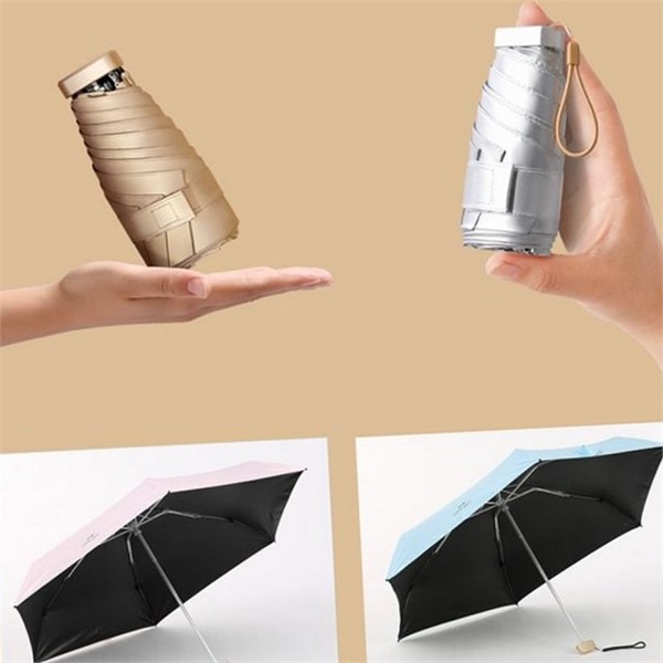 컴팩트 여성 초경량 양산 15cm 자외선 여성 양산 암막 휴대용 - 상품 이미지