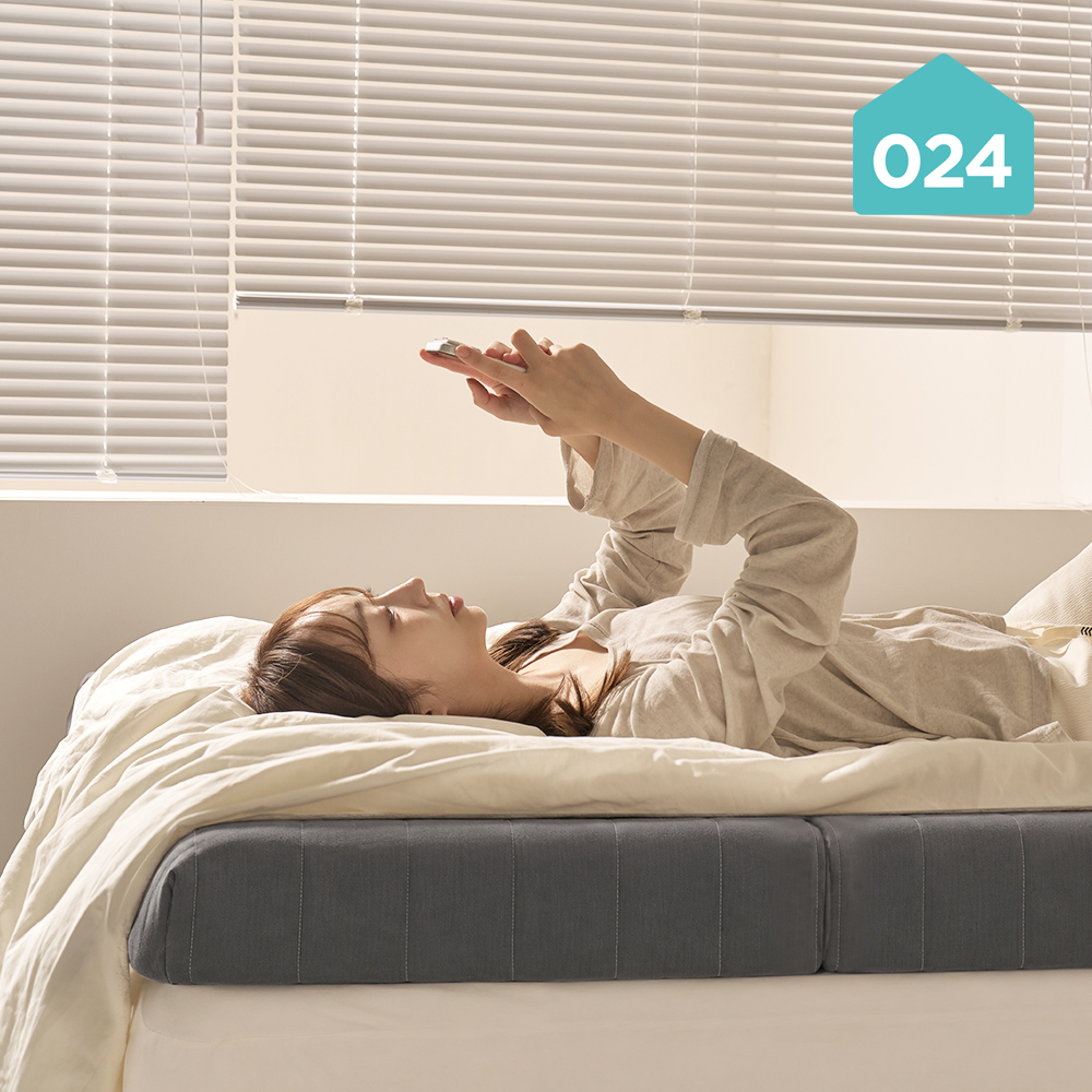 024홈 국민토퍼 3단 접이식 토퍼 매트리스 푹신한 바닥 침대 8cm 멀티싱글 상품 이미지