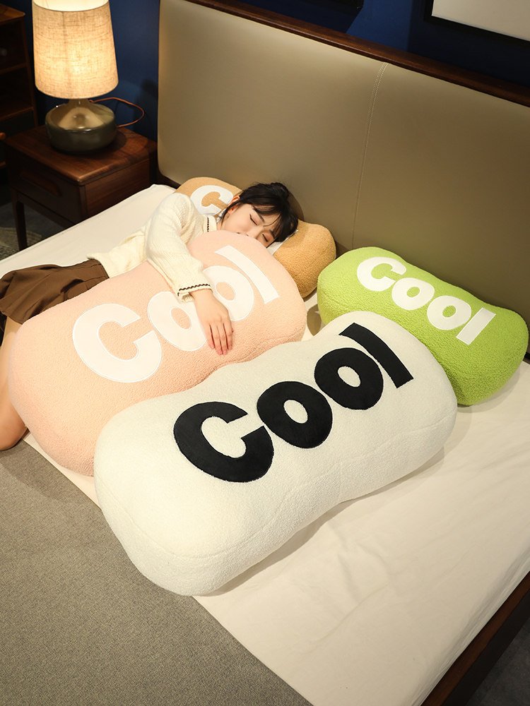 알파벳쿠션 영문 글자 대형 쿠션 침대 장식 소파 등받이 베개 바디필로우 쿠션 낮잠 베개 인형 블랙 소형 6530cm - 상세 이미지 5
