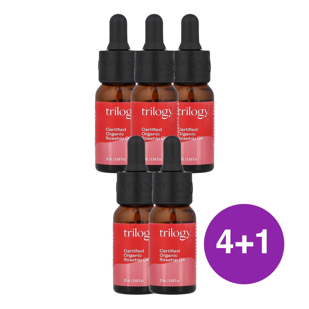 Trilogy 인증 로즈힙 오일 20ml, 5개 - 상품 이미지