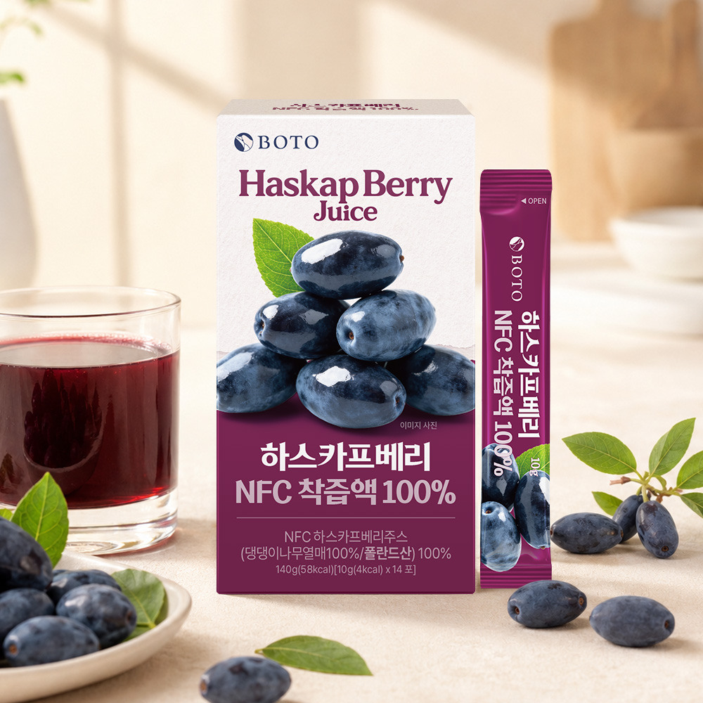 보뚜 하스카프베리 NFC 착즙액 100% 10g 14포, 3개 - 상세 이미지 5
