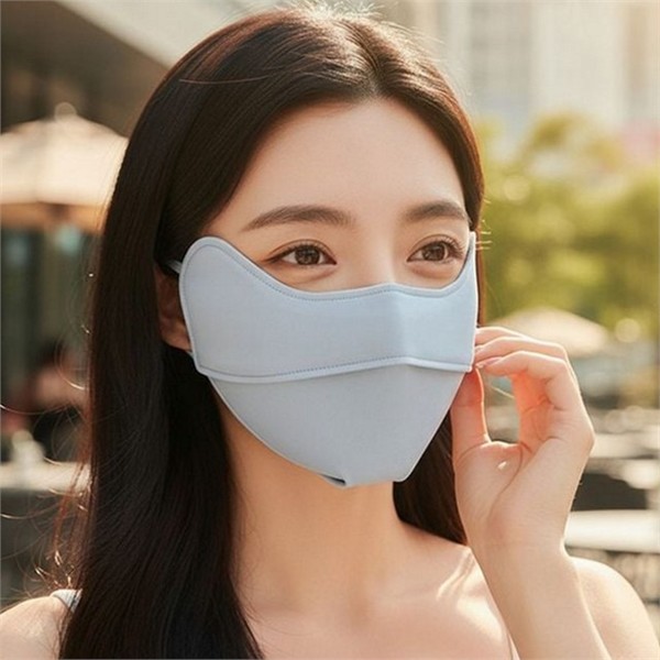쿨링 여성 자외선 차단 마스크 기능성 여성 눈가 보호 마스크 - 상품 이미지