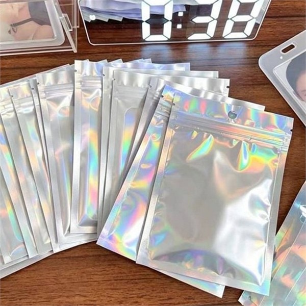 다용도 홀로그램 포장 봉투 100P 개별 답례품 포장 봉투 작은 - 상품 이미지