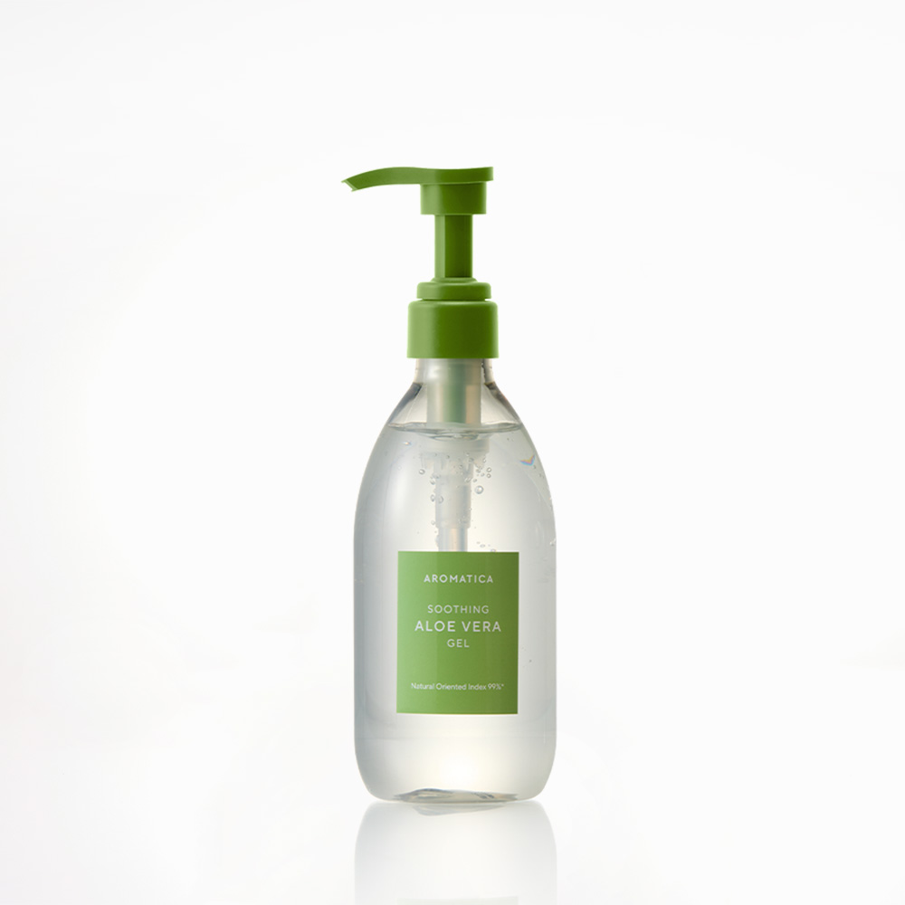 아로마티카 수딩 알로에 베라 젤 300ML 비건 자연유래 진정 수분 쿨링젤 - 메인 이미지