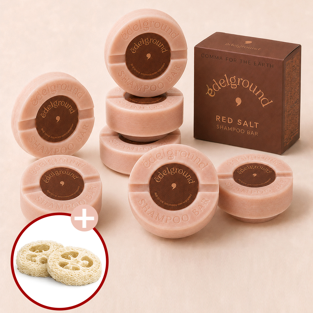 에델그라운드 레드솔트 샴푸바 정수리냄새 탈모기능성 맥주효모 두피케어 100g, 7개 - 상품 이미지
