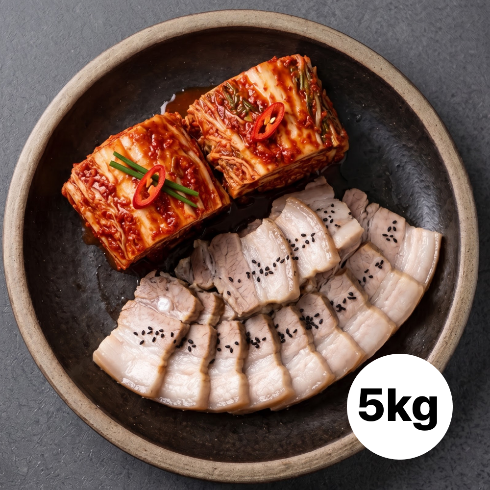 참가득 풍부한 맛의 보쌈김치 5kg / 맛있는 포기 배추 김장 HACCP 국내산100% - 메인 이미지