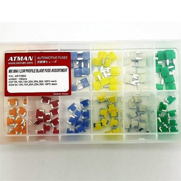 블레이드 자동차 퓨즈 120pcs 초소형 차량용 퓨즈 교체 부품 - 상품 이미지