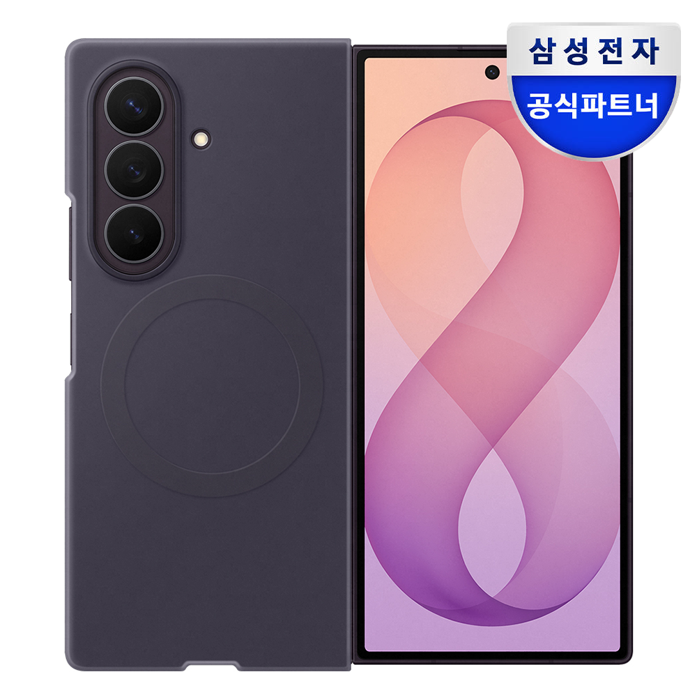 삼성 정품 실리콘 맥세이프 마그넷 케이스 커버 바이올렛 쉐도우, 갤럭시Z 폴드8 울트라 - 상품 이미지