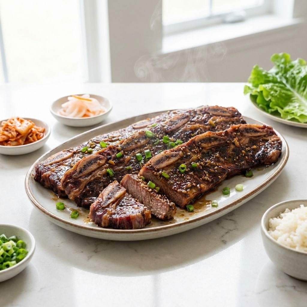 양념 LA 갈비 1kg 소갈비 캠핑 명절 선물세트 (미국산 CH등급) 이미지 6