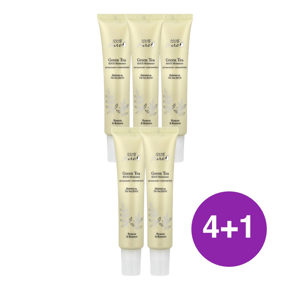 100% Pure 녹차 EGCG 모이스처라이저 40ml, 5개 - 상품 이미지