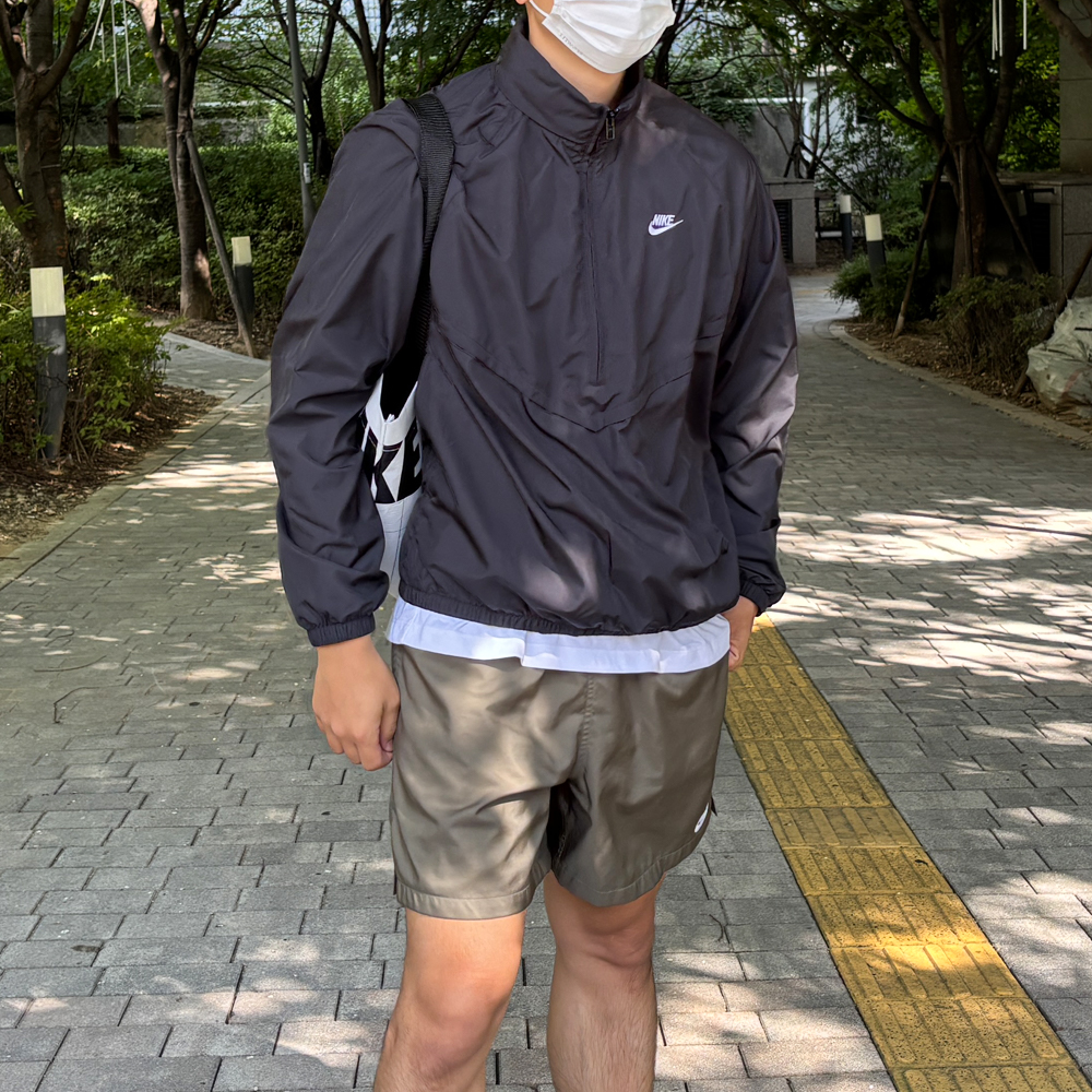 나이키 바람막이 아노락 윈드러너 조던 우븐 빅스우시 후드 점퍼 자켓 - 상세 이미지 3