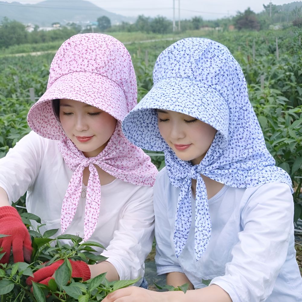 밭모자 갯벌 목가림 농사용 창넓은 여름작업 농촌 1+1 - 상세 이미지 3
