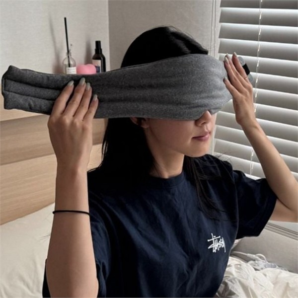 편안한 소프트 수면 안대 밀착형 암막 수면 안대 귀마개 숙면용 - 상세 이미지 2